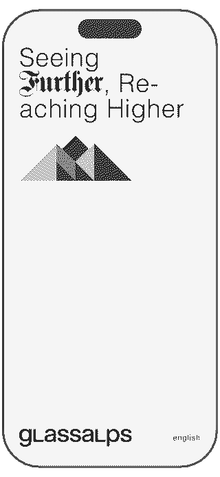Glassalps GmbH – Website-Screenshot eines Smartphones