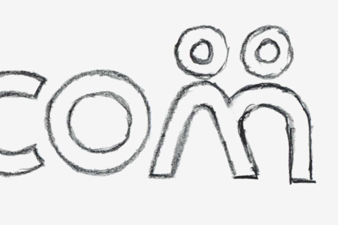 Softcom Logotype Skizze, Detail | Softcom logotype sketch, detail